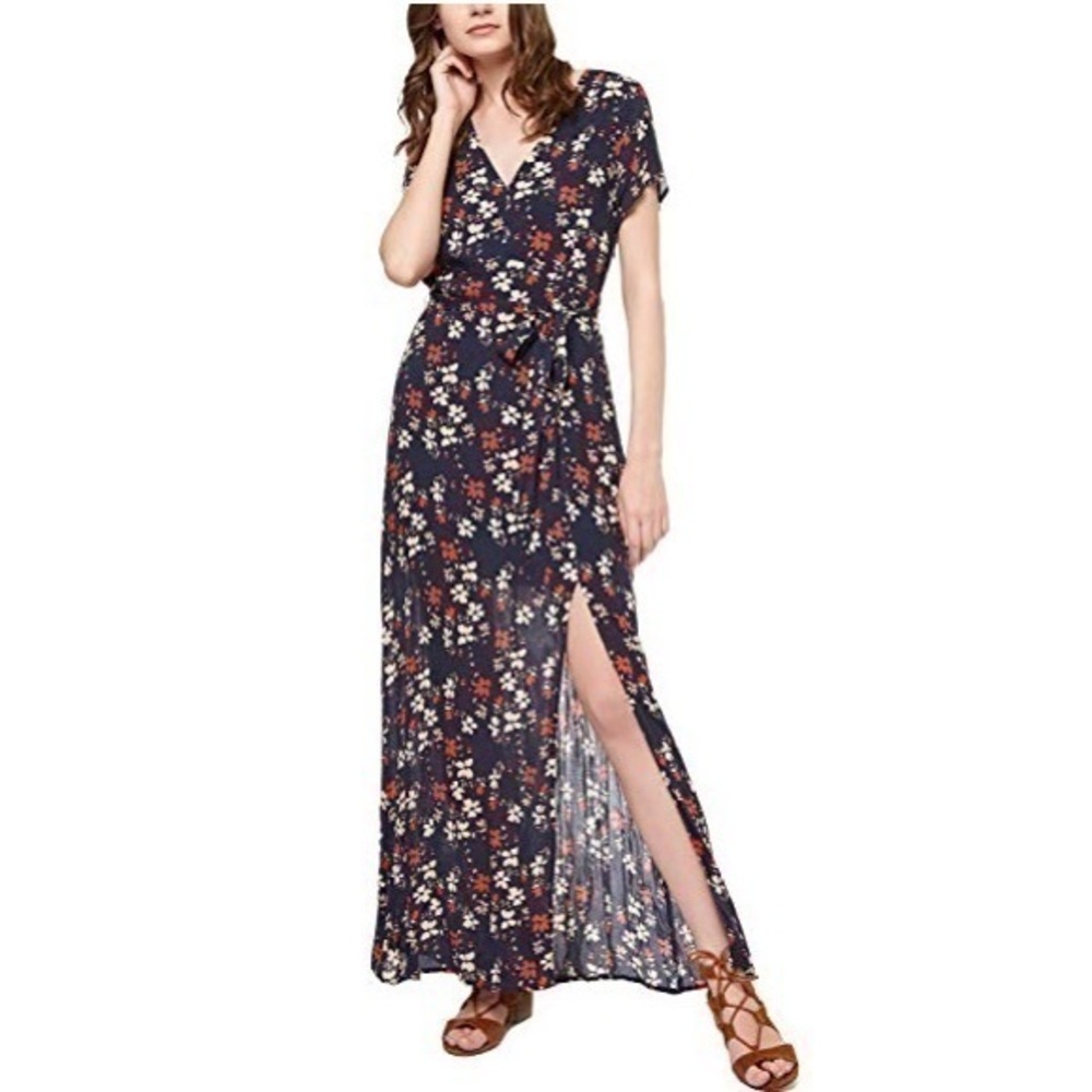 Sanctuary Womens Coco Floral Print Long Maxi Dress